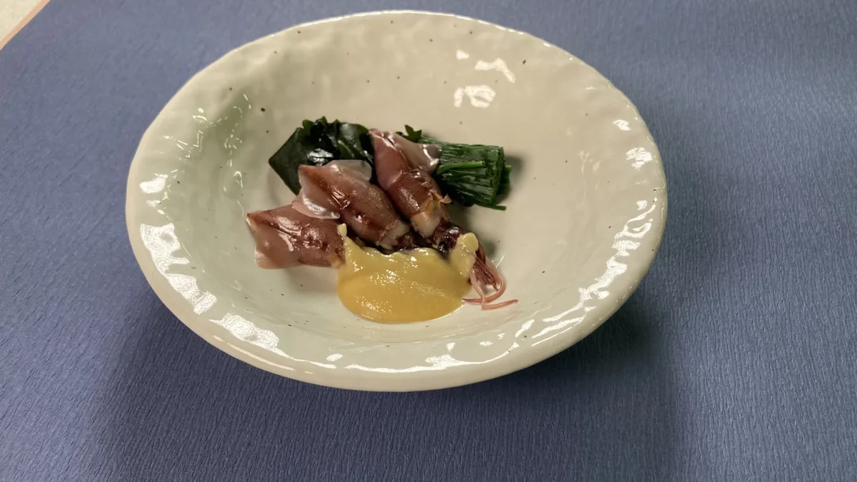 ほたるいかの酢味噌和え(ほたるいかのすみそあえ)