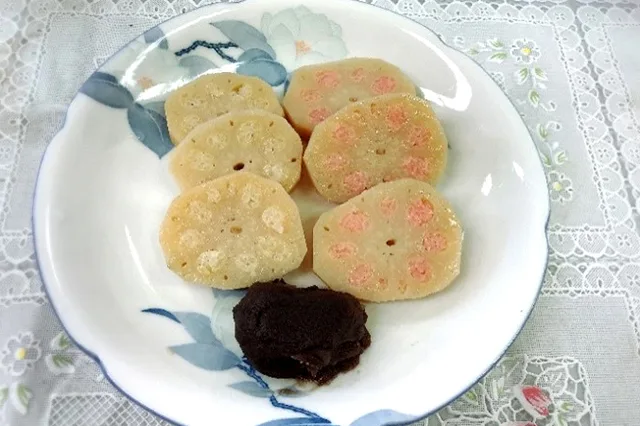 蓮根餅（はすねもち）