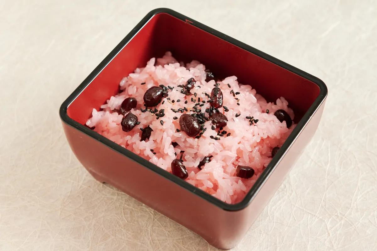 甘納豆のお赤飯