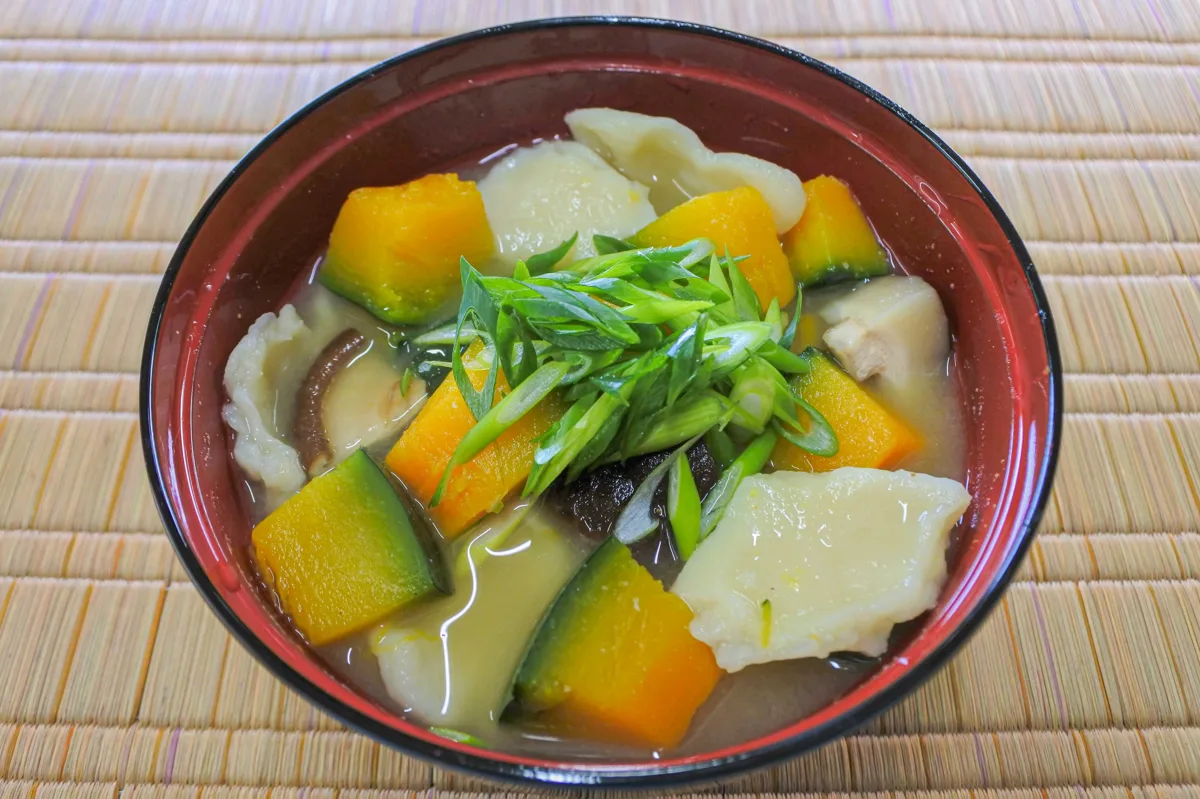 かぼちゃのだんご汁