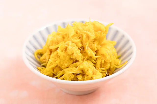 食用ぎくのおひたし(しょくようぎくのおひたし)