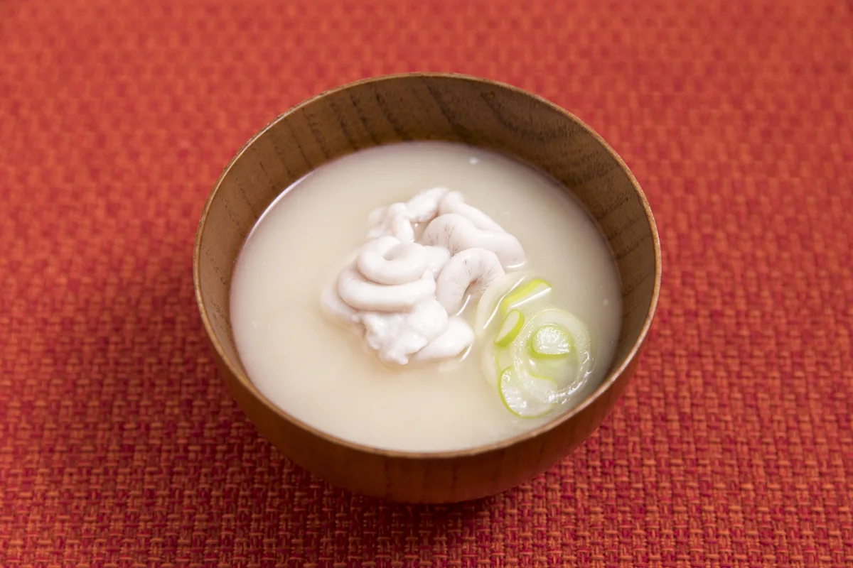 たちの味噌汁/スケソウダラの白子の味噌汁