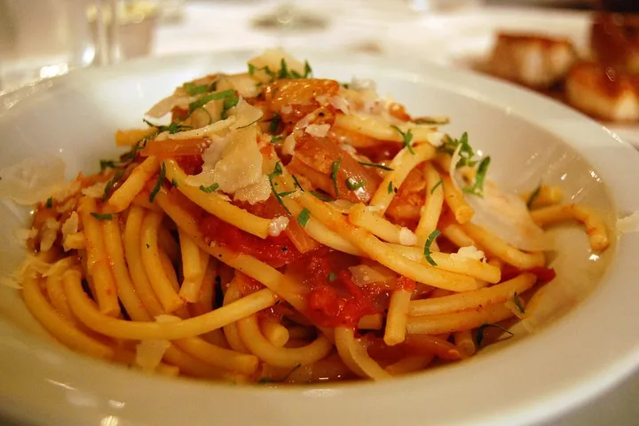 Bucatini all'amatriciana